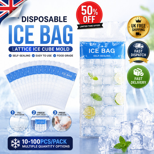 100 ice cube freezer bags - freezer,
