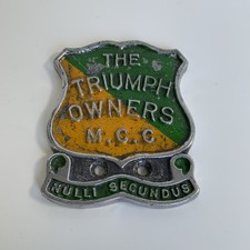 Vintage The Triumph Owners