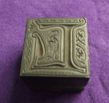 Letterpress Printing Adana 78pt ORNATE 'L' Schelter & Giesecke Founders, Leipzig