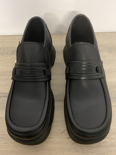 Wrangler mens black leather - mens,