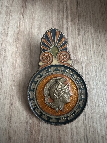 Vintage greek enamel letter - greek,