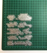 20pcs Sentiments Hot Foil