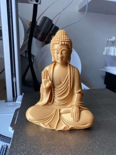 Large buddha statue - large, printed