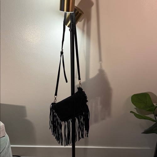 Nwt gorgeous black suede linea - gorgeous,