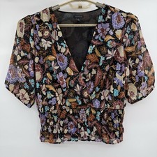 Ann Taylor Womens Top Batik