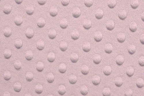 Pink minky dimple dot fur - pink,