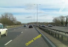 Photo 6x4 M4 crosses the River Loddon Carter's Hill/SU7669 The river ris c2013