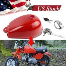 Red Steel Fuel Gas Tank For