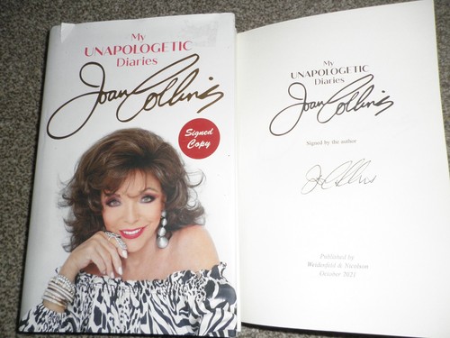 Joan collins signed - joan, *signed*