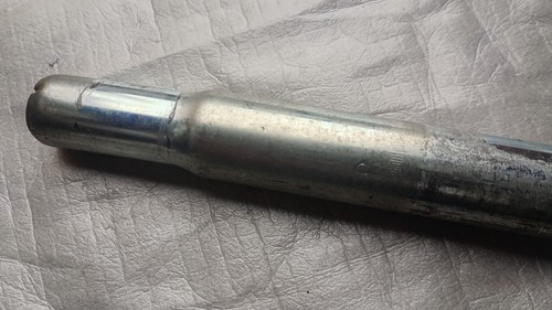 Vintage steel seatpost mm - steel,