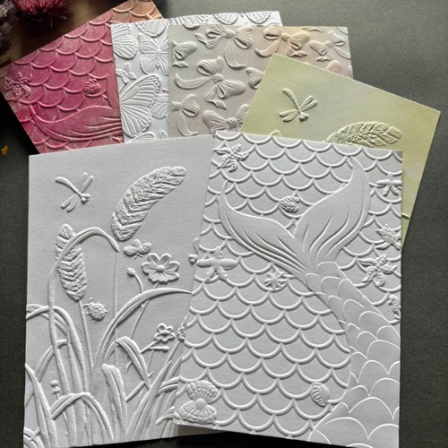 Diy embossed templatetools - embossed,