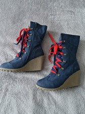 Wedge Heeled Women's Zip Up