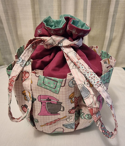 Handmade fabric organiser - handmade,