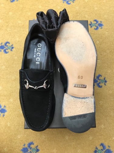 Gucci loafers shoes suede - gucci,