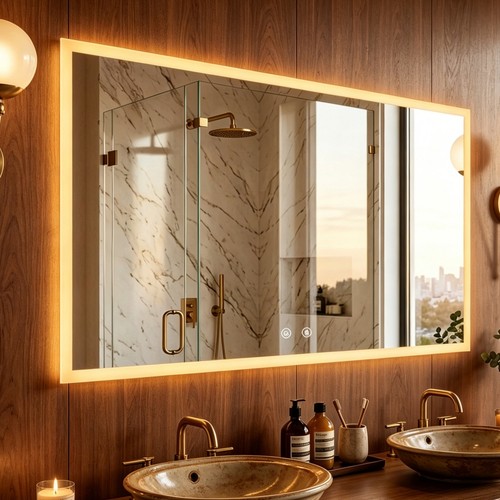 Xxl backlit led bathroom - backlit,