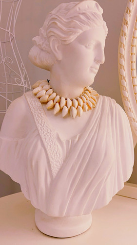 White shell teardrop beaded - teardrop,