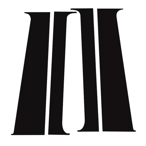 Pillar post vinyl - 4x, sticker