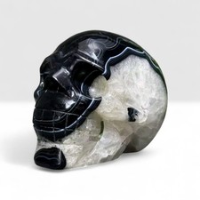 Exquisite Black Agate & Quartz