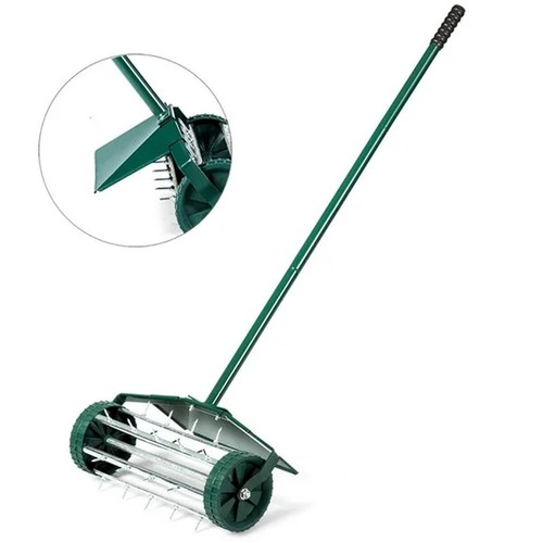 Manual lawn aerator roller - manual,