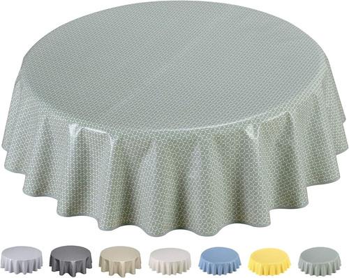 Round oilcloth pvc wipe - oilcloth,