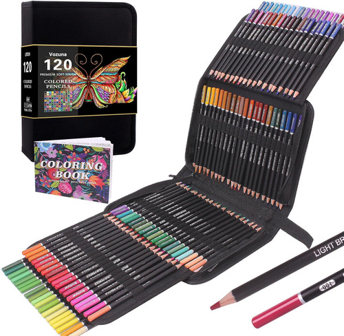 120 colouring pencils zip - 120,