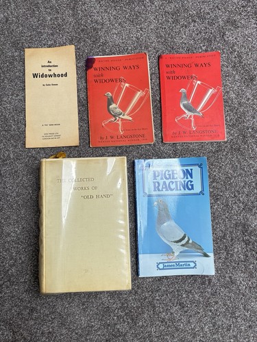 Pigeon racing books - books, x5