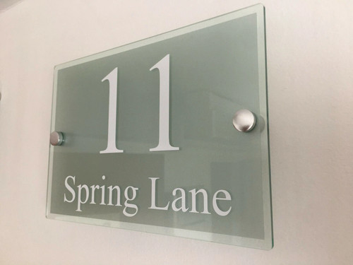 Modern house plaques plaque - house,