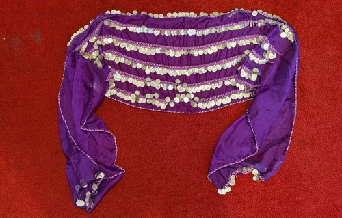 Belly dance shimmy purple belt - belly,