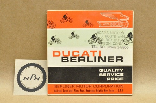 Vtg 1960 ducati berliner - ducati,