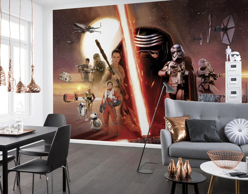 Star wars red collage - wars, wall