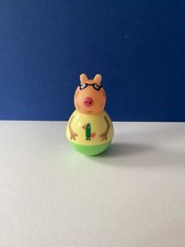 Rare Peppa Pig weebles figure weeble friend pedro pony yellow bird on front