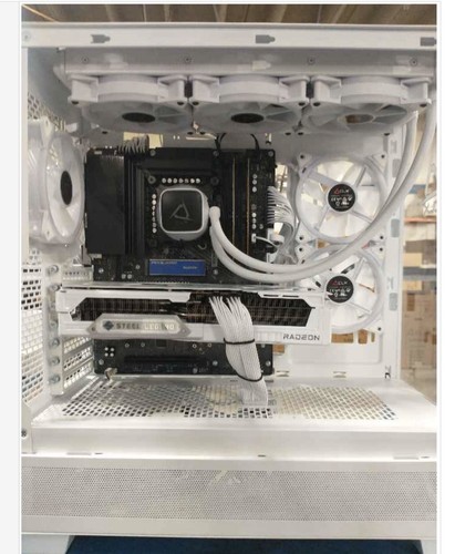 Gaming desktop with monitor - desktop,