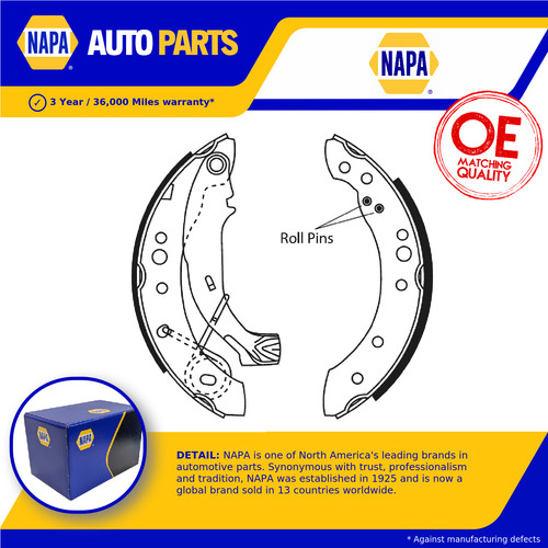 Brake shoes set fits citroen - brake,