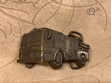 Vintage Fire Truck Brass Belt