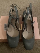Faith Grey Mary-Jane Shoes
