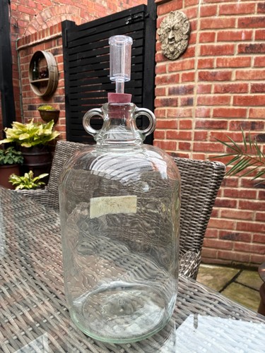 Demijohn glass bottle for - bottle, 4.5l