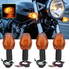 4Pcs Amber Front & Rear Signal