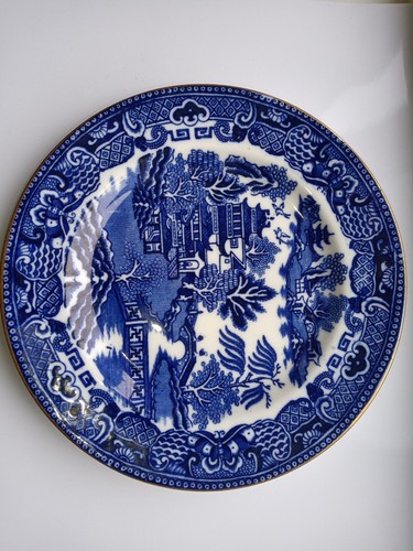 Willow type pattern plates - pattern,