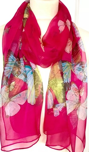 New women 100 silk - new, magenta
