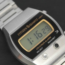 Vintage CITIZEN 1976 Digital Quartz Men's Wristwatch Cal 50-2111 Ultra Rare!
