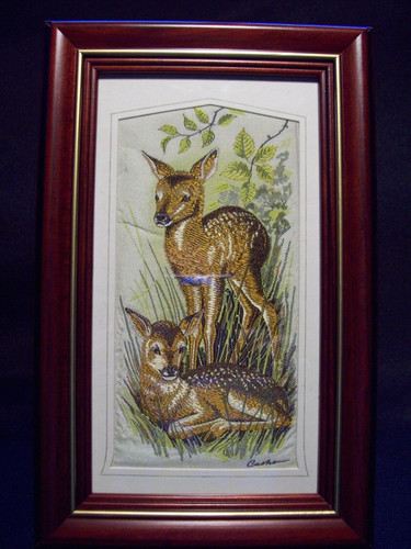 Vintage cash woven picture - vintage,