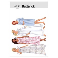 Butterick Ladies Easy Sewing Pattern 6838 Nightgowns Sleepwear (Butterick-683...
