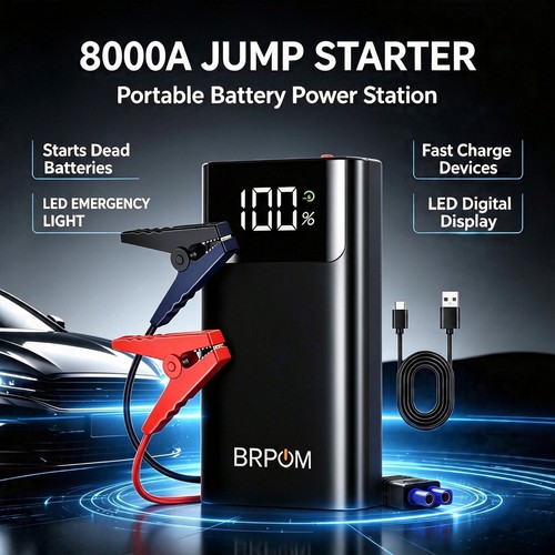 8000a car jump starter auto - 8000a,