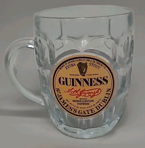 Vtg guinness beer pint - guinness, glass