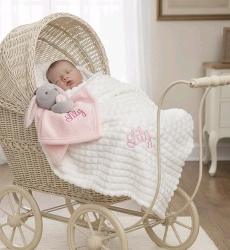 Personalised baby blanket - blanket, &