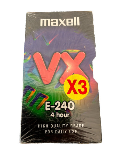 Pack maxell vhs blank - pack,