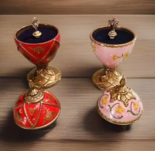 2 Vintage Rare Porcelain House