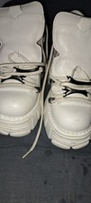 New Rock White Boots UK Size 7 Great Condition