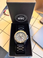 MWC  Black PVD Auto Military Divers Watch with Tritium/GTLS & Sapphire Crystal