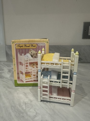 Sylvanian families triple - families, bunk